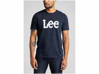 Lee® T-Shirt Wobbly LOGO TEE, blau