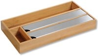 KESPER&reg; Folienspender mit 4 F&auml;chern, 2 davon mit Abrei&szlig;kanten, (1-St), f&uuml;r