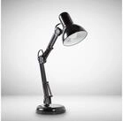 B.K.Licht Schreibtischlampe Draco, ohne Leuchtmittel, Tischlampe, schwarz, Metall,