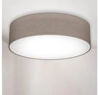 B.K.Licht LED Deckenleuchte, ohne Leuchtmittel, Warmwei&szlig;, Deckenlampe, Textil