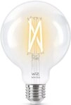 WiZ LED-Filament Filament 60W E27 Globeform G95 Clear Einzelpack, E27, 1 St.,
