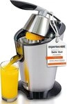 Lebenlang Zitruspresse LEBENLANG Saftpresse elektrisch 600W - Inkl. Edelstahlkegel &