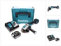 Makita Akku-Winkelschleifer DGA 519 RT1J 18 V 125 mm Brushless X-Lock + 1x Akku...