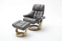 Robas Lund Relaxsessel CALGARY XXL, inkl. Hocker, bis ca. 135&deg; verstellbar,...
