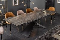 riess-ambiente Esstisch EUPHORIA 180-220-260cm taupe anthrazit - Keramik made in