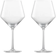 Zwiesel Glas Rotweinglas Pure Burgunder, 2-tlg., Glas, Made in Germany
