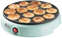 bestron Poffertjes-Maker APFM700, 800 W, 14 Mini-Pfannkuchen mit Antihaftbeschichtung