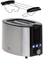 Camry Toaster CR 3215, 2 kurze Schlitze, 1000,00 W, mit Br&ouml;tchenaufsatz,