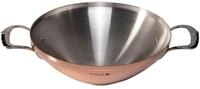 de Buyer Kochtopf Prima Matera Wok Kupfer/Edels. mit 2 Griffen ind.