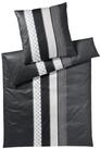 JOOP! Bettw&auml;sche Cornflower Stripes 4069 99 Deep Stone, Mako-Satin, 3 teilig,