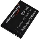 Powery Akku f&uuml;r Doro Primo 366 Handy-Akku 1200 mAh (3.7 V)