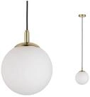 Paulmann Pendelleuchte Neordic Menja max. 1x20W Wei&szlig;/Messing geb&uuml;rstet 230V