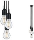 Paulmann Pendelleuchte Neordic Ketil max. 3x60W Schwarz 230V...