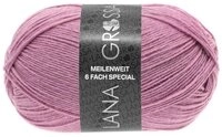 LANA GROSSA Meilenweit 6-fach 150g Unito H&auml;kelwolle, 390 m