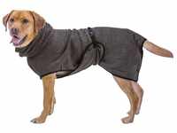 TRIXIE Hundebademantel Bademantel grau Größe: XS / Rückenlänge: 30 cm