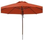 anndora-sonnenschirm Sonnenschirm 4m rund Gartenschirm Marktschirm, wasserabweisende