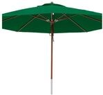 anndora-sonnenschirm Sonnenschirm 4m rund Gartenschirm Marktschirm, wasserabweisende