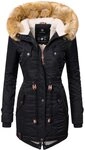 Navahoo Wintermantel La Viva hochwertiger Winterparka mit gro&szlig;em Kunstfell