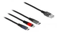 Delock DeLOCK USB Ladekabel, USB-A Stecker > USB-C + Computer-Kabel