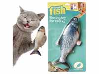 Best Direct® Tier-Beschäftigungsspielzeug Magic Fish®, Baumwolle, Polyester,