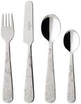 Kinderbesteck VILLEROY & BOCH "Kinderbesteck Hungry as a Bear 4er Set silber",