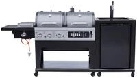 El Fuego Kombigrill AY0599, 3-in-1 mit Bierk&uuml;hler und Zapfanlage