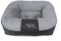 TrendPet Tierbett Hundebett "LunaLounge" Grau, 100% Polyester, in3 Gr&ouml;&szlig;en