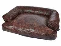dynamic24 Hundematratze, XL Hundesofa Chesterfield 65cm Couch Hundecouch Sofa...