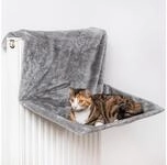 Canadian Cat Company Katzenliege Heizk&ouml;rper Liegemulde XL, hellgrau, 60 x 40 x 30