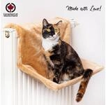 Canadian Cat Company Katzen-H&auml;ngematte Liegemulde f&uuml;r Katzen - braun, zur