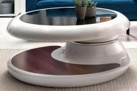 SalesFever Couchtisch Milano Tisch Trendiges Wohnzimmer-Highlight, Tischplatte: