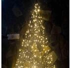 F-H-S International LED-Lichternetz Galaxy, Weihnachtsbaum f&uuml;r Hauswand hochwertig