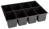 Sortimo&reg; Werkzeugkoffer Kleinteileeinsatz 8 Mulden 136 (1 St), f&uuml;r L-Boxx 136...