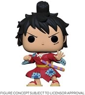 Funko Merchandise-Figur One Piece POP! Animation Vinyl Figur Luffy in Kimono 9 cm