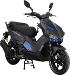 Alpha Motors Motorroller SHARK, 50 ccm, 45 km/h, Euro 5, mit integr. Alarmanlage,