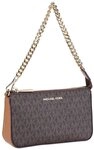 MICHAEL KORS Handtasche Jet Set Medium Chain Pouchette Lux MK Signature,...
