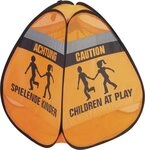 Reer Hubwagen reer 3-D-Stra&szlig;enwarnschild spielende Kinder