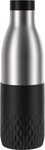 Emsa Trinkflasche Bludrop Sleeve, Edelstahl/Silikon, Quick-Press, 12h warm/24h k&uuml;hl