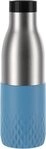 Emsa Trinkflasche Bludrop Sleeve, Edelstahl/Silikon, Quick-Press, 12h warm/24h k&uuml;hl