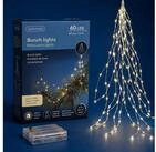 Lumineo LED-Lichterkette, LED Lichterb&uuml;ndel 80cm mit 60 warmwei&szlig;en...