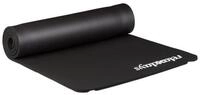 relaxdays Yogamatte 1 cm dick einfarbig, schwarz