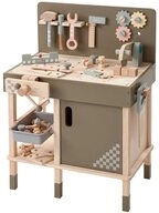 howa Spielwerkbank, Kinderwerkbank aus Holz mit 47 tlg. Zubeh&ouml;r