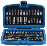 BGS technic Bit- und Steckschl&uuml;sselset Steckschl&uuml;ssel-Satz, Antrieb 6,3 mm...