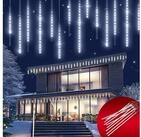 monzana Lichterkette, Meteorschauer 480 LED Au&szlig;en Wasserdicht 10 R&ouml;hre je 50...