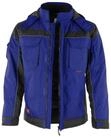 Qualitex Workwear Winterjacke Winterjacke "PRO" kornblau/schwarz, Gr. XXL
