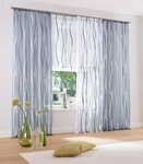OTTO home Gardine Dimona (2 St), Kr&auml;uselband, transparent, Voile, 2er-Set,