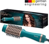 BEURER Warmluftb&uuml;rste HC 45 Ocean, 2-in-1 Volumen-& Haartrocknungsb&uuml;rste,