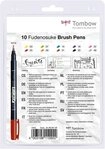 TOMBOW Filzstift Fasermaler Brush Pen Fudenosuke weiche flexible Pinselspitze...
