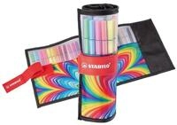 STABILO Pinselstift STABILO Pen 68 ARTY Premium-Filzstift - 25er Rollerset