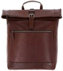 Leonhard Heyden Rucksack Rucksack Rolltop 5371 (Set, 2-tlg), aus echtem...